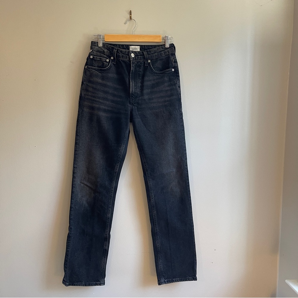 Citizens of Humanity Zurie High-Rise Stretch Straight-Leg Jeans, Size 26 (28)